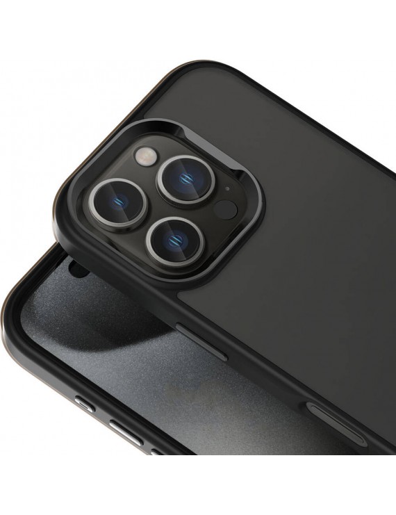 Apple iPhone 16 Pro Max Kılıf Magsafe Şarj Özellikli Parlak Kamera Çerçeveli Zore Kost Kapak