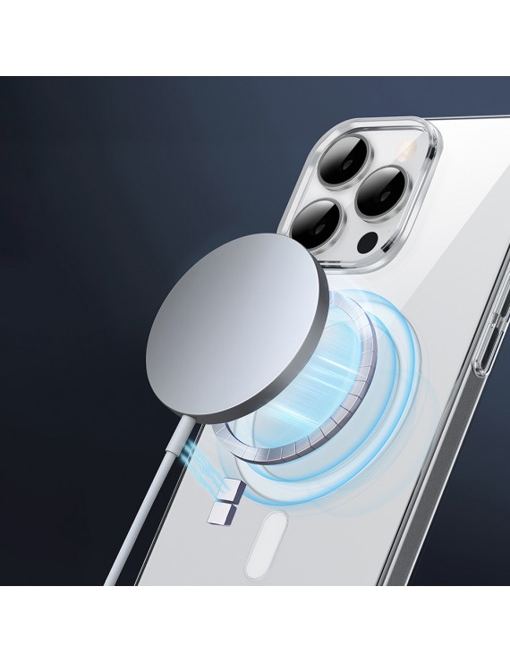 Apple iPhone 16 Pro Max Kılıf Magsafe Şarj Özellikli Wiwu YXK-207 Invisible Pro Sert PC Kapak