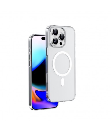 Apple iPhone 16 Pro Max Kılıf Magsafe Şarj Özellikli Wiwu YXK-207 Invisible Pro Sert PC Kapak