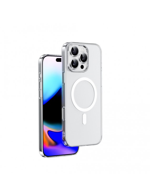 Apple iPhone 16 Pro Max Kılıf Magsafe Şarj Özellikli Wiwu YXK-207 Invisible Pro Sert PC Kapak