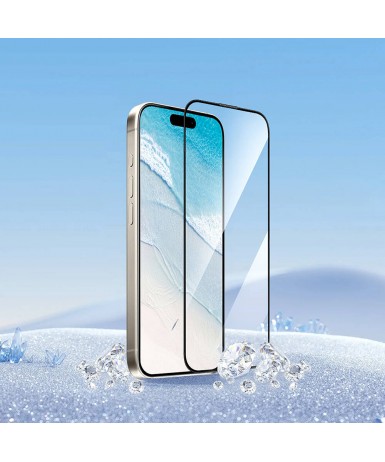 Apple iPhone 16 Pro Max Wiwu GT-017 Safir Kaplama Çizilmeye Dayanıklı Temperli Cam Ekran Koruyucu