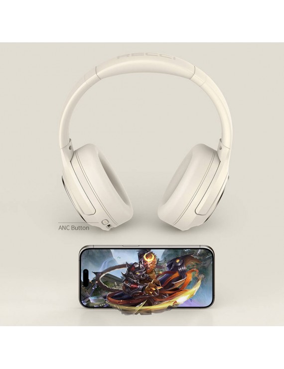 Recci REP-W86 ANC Özellikli Hi-Fi Ses Kaliteli Kulak Üstü Bluetooth v5.3 Kulaklık
