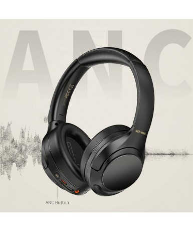 Recci REP-W86 ANC Özellikli Hi-Fi Ses Kaliteli Kulak Üstü Bluetooth v5.3 Kulaklık